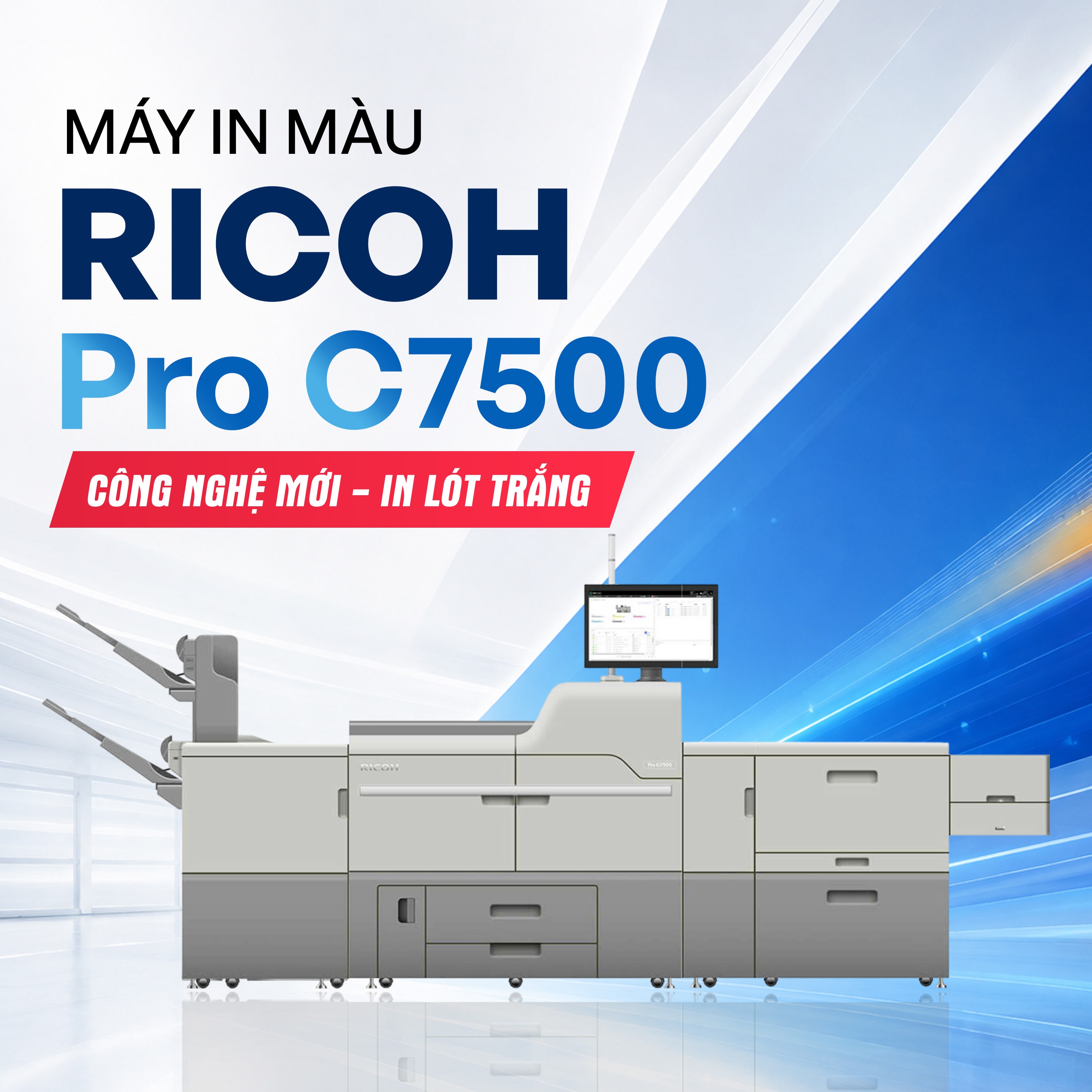 Hướng dẫn c&aacute;ch l&agrave;m file in l&oacute;t trắng cho h&igrave;nh ảnh khi in 5 m&agrave;u tr&ecirc;n m&aacute;y Ricoh C7500
